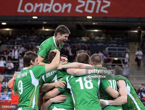 Bulgaria Men's National Volleyball Team match and podium photo 3