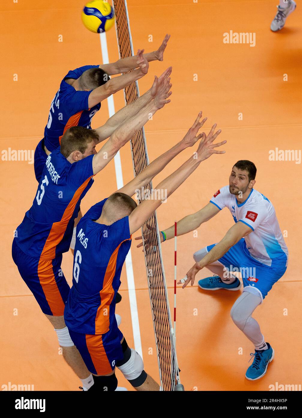Netherlands Men's National Volleyball Team match and podium photo 3