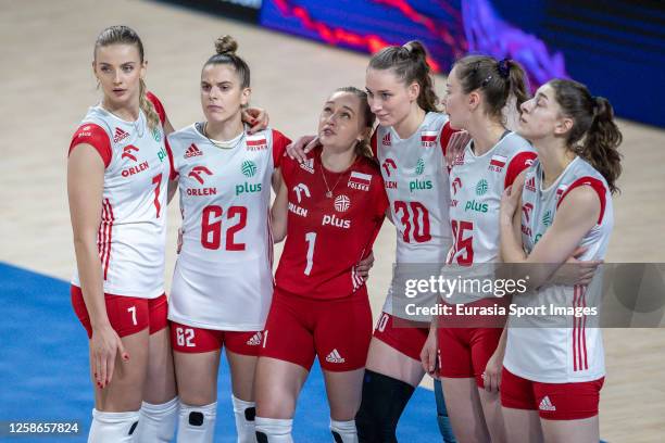 Poland Women's National Volleyball Team match and podium photo 3