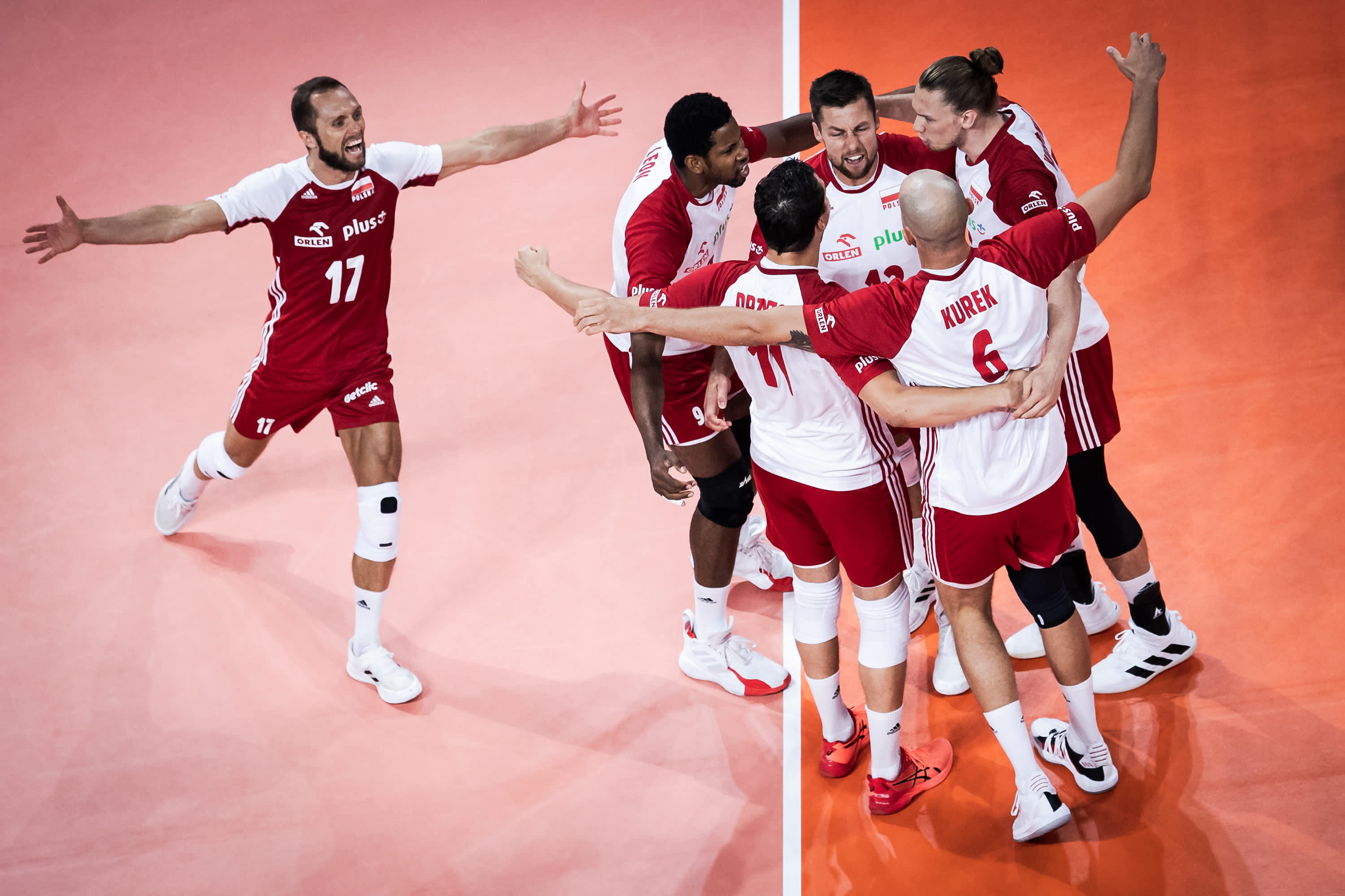 Slovenia Men's National Volleyball Team match and podium photo 3