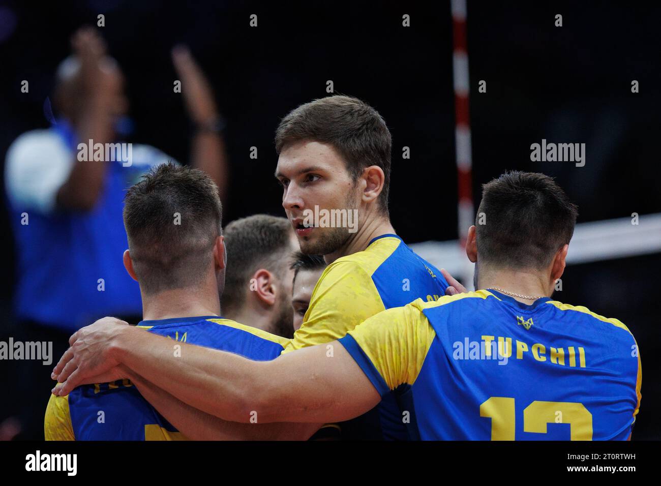 Ukraine Men's National Volleyball Team match and podium photo 2